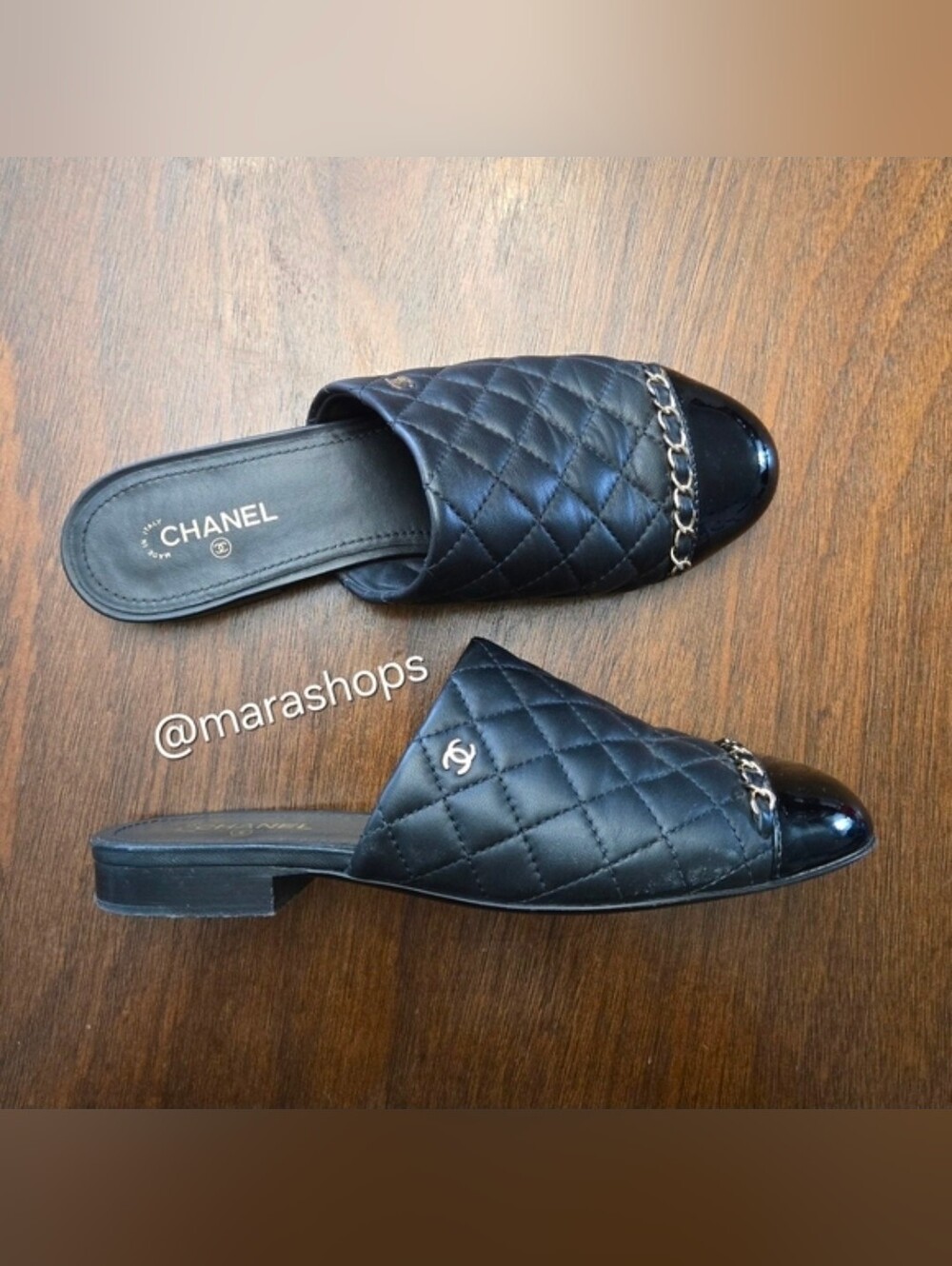 Chanel 2017 Interlocking CC Logo Mules